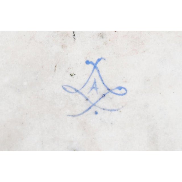 Antique French Valenciennes Tray in Porcelain by A. Moreaux, Late 19th Century For Sale - Image 12 of 15