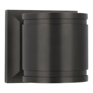 Chapman & Myers for Visual Comfort Signature Provo 5" Canister Light in Matte Black For Sale
