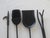 Metal Pilgrim Vintage Mid-Century Brass Black Iron Fireplace Tool Set With Stand- 5 Pieces For Sale - Image 7 of 12