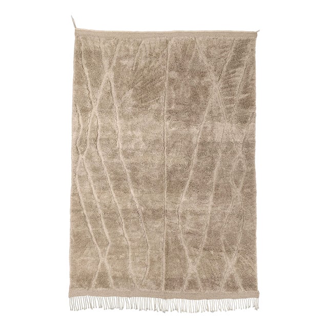Hand-Knotted Wool Premium Rug by Azele Studio For Sale