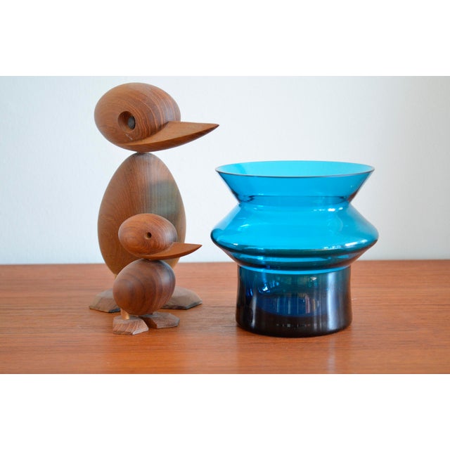 Vintage Scandinavian Vase by Helena Tynell for Riihimaen Lasi Oy For Sale - Image 3 of 7