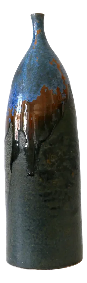 Vintage Studio Pottery Ceramic Vase by Ilse Ludwig-Korbel, 1976