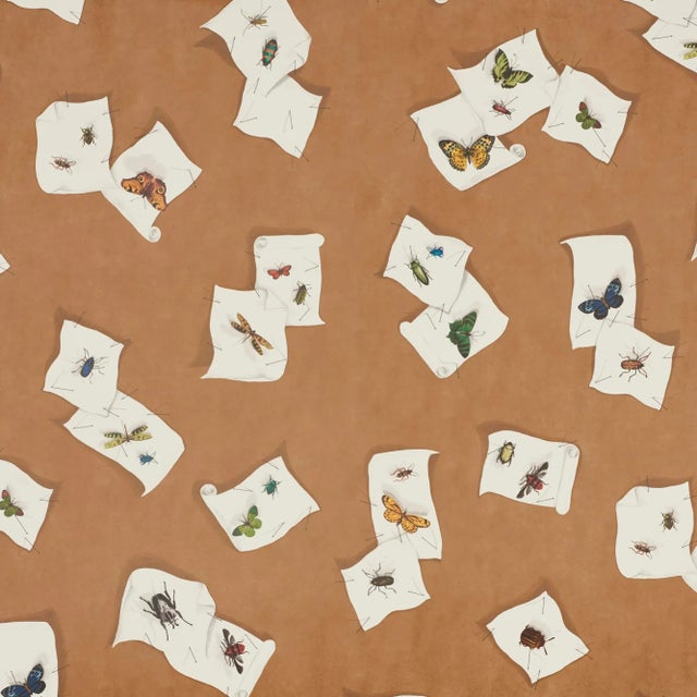 Sample - Schumacher X Charlap Hyman Herrero Diana Wallpaper in Multi For Sale - Image 9 of 9