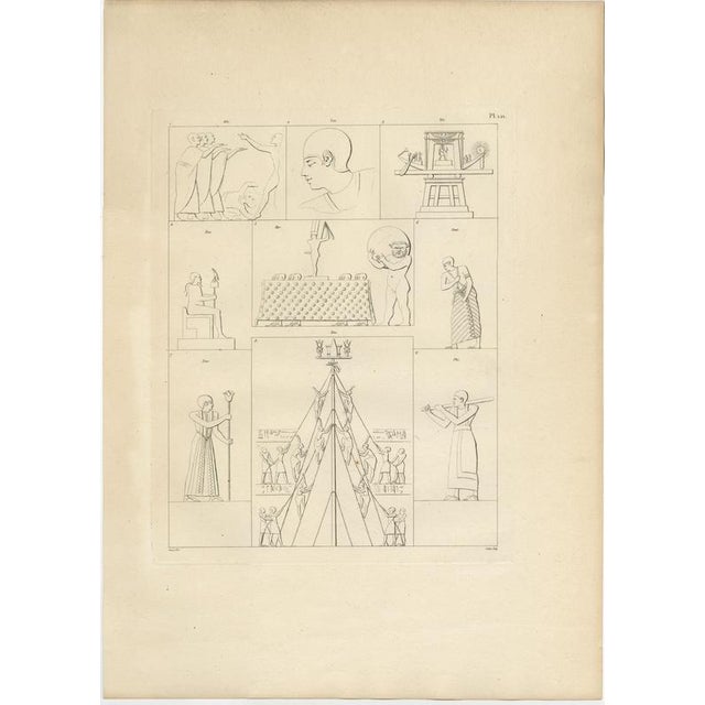 After Dominique Vivant Denon, Napoleon Egypt Expedition, 1802, Engravings on Paper, Set of 2 For Sale - Image 3 of 9