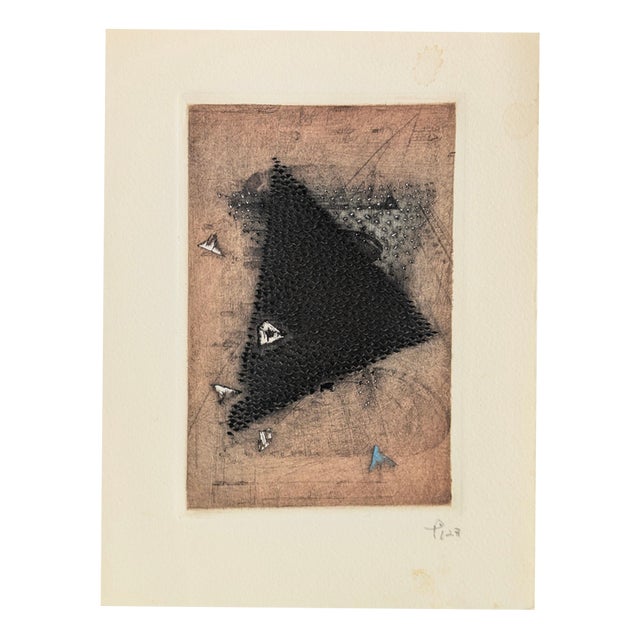 Arthur Luis Piza, Greeting Card Galerie Michel Paris, Engraving For Sale