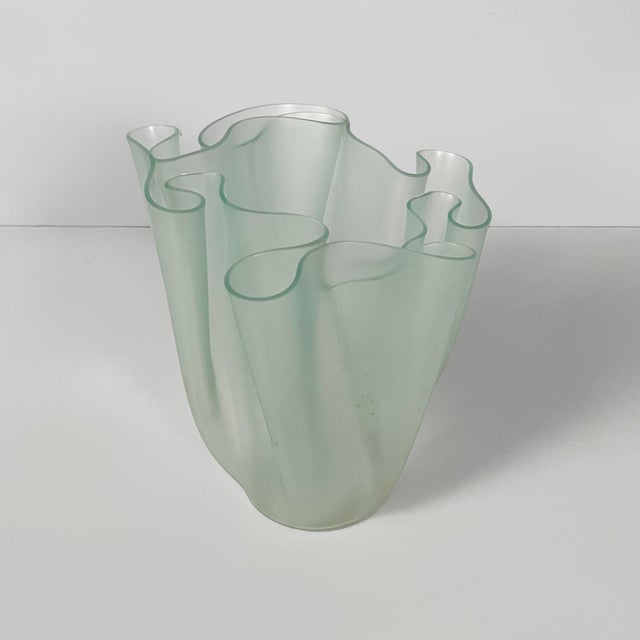 Italian Modern Glass Vase by Pietro Chiesa for Fontana Arte, 1980s For Sale - Image 13 of 13