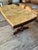 Alabaster Vintage Italian Provincial Yellow Onyx Top Coffee Table With Carved Wood Base For Sale - Image 8 of 8