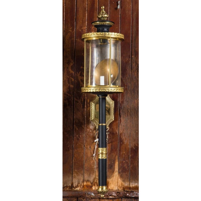 Single Large French Wall Lantern or Sconce For Sale - Image 10 of 11