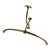 English Brass Yacht Coat & Hat Rack For Sale