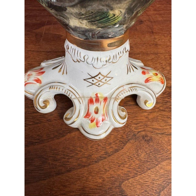 Triptych with Cherubs in Porcelain from Capodimonte, 1930s, Set of 3 For Sale - Image 9 of 11