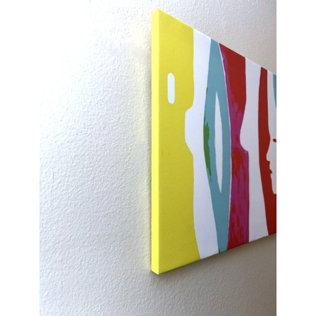 Eggshell Giclée Modern Signed Print on Canvas "Dreaming of a Bright Tomorrow".................................................... For Sale - Image 8 of 12