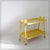 Vintage Bar Cart in Yellow Lacquered Wood For Sale - Image 15 of 15