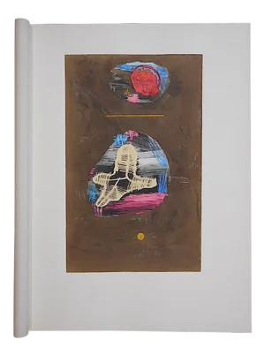 Vintage Paul Klee Ltd. Ed. Abstract Silkscreen Print