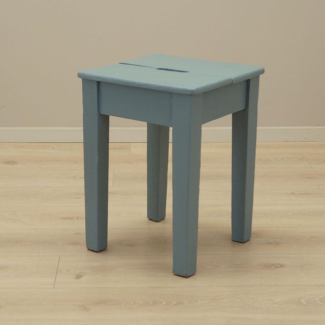 Danish Pine Stool, 1950s For Sale - Image 14 of 14