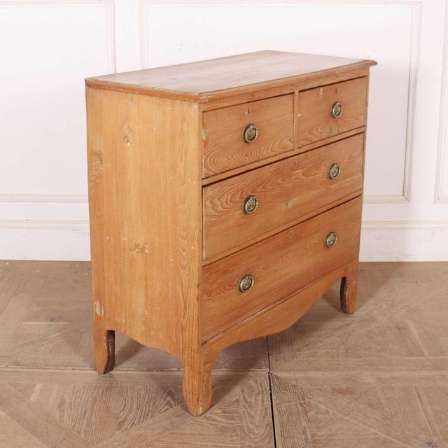 English Pine Chest of Drawers For Sale - Image 6 of 9
