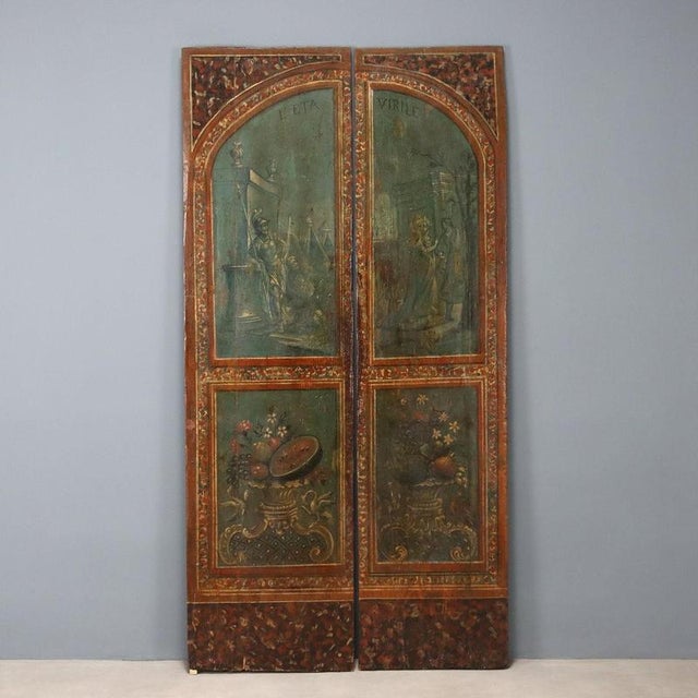 Painted Fir Panels, Set of 2 For Sale - Image 12 of 12