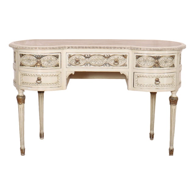 English Painted Desk in Pine For Sale