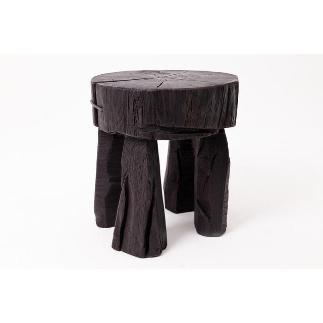 Sculptural Side Table by Logniture For Sale - Image 6 of 16