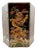 Late 19th Century Chinese Lacquer Dragon Panels Hexagonal Brushpot For Sale