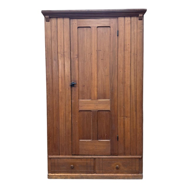 Antique 1880s Eastlake Wardrobe For Sale