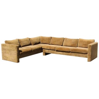 Mid Century Modern Danish Selig 2 Piece Sectional For Sale