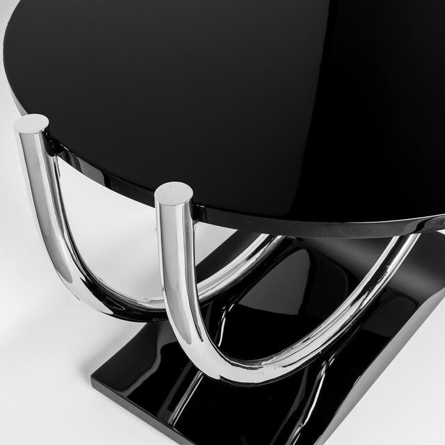 Vintage Black Side Table For Sale - Image 4 of 5