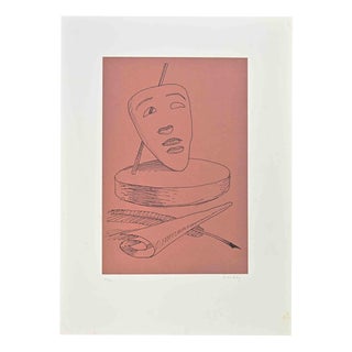 Man Ray, The Six Visible Masks, 1970s, Lithograph For Sale