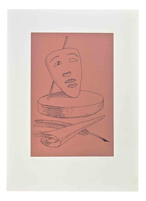 Man Ray, The Six Visible Masks, 1970s, Lithograph