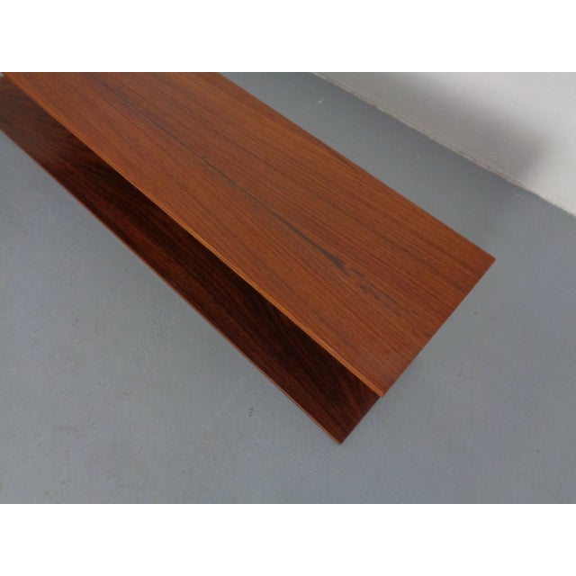 Mid-Century Rosewood Shelf by Walter Wirz for Wilhelm Renz, Germany, 1960s For Sale - Image 16 of 17