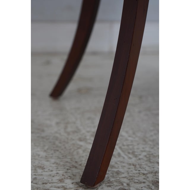 Pair Grange French Splay Legs Cherry Nightstand Tables For Sale - Image 13 of 18