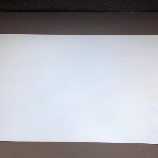 Original Vintage Double Portrait Reclining Figures Ink Drawing 1980’s For Sale - Image 4 of 5