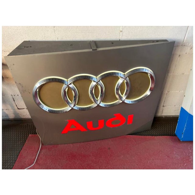 Audi Backlit NEON Sign, 1980s For Sale - Image 9 of 18