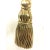 Metal Pair of Vintage Brass Tassel Design Curtain Tieback Brackets For Sale - Image 7 of 12