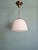 Bauhaus Pendant Light in Chromed Metal with White Opaline Glass Globe, 1930s For Sale - Image 9 of 9