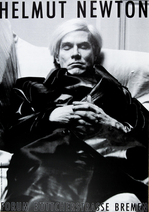 Andy Warhol Poster after Helmut Newton