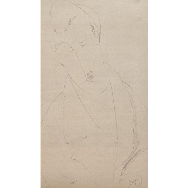 A. Modigliani, Uomo con i Baffi / Man with a Mustache, Lithograph For Sale - Image 3 of 8