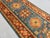 Art Deco Blue and Rust Red Kazak Wool Runner Rug, Tribal Hallway Rug, 2'9" X 9'9" For Sale - Image 3 of 16