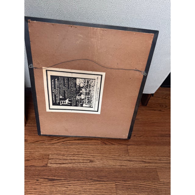Beautiful vintage wall mirror from the renowned Hitchcock Chair Company (Riverton/Hitchcocks-ville, CT). This piece...