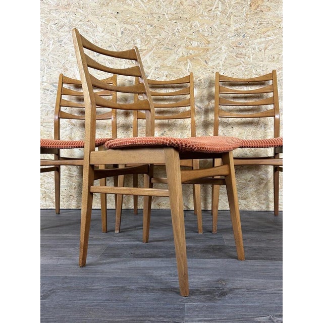 Wood Mid-Century Danish Modern Dining Chairs, 1970s, Set of 4 For Sale - Image 7 of 18
