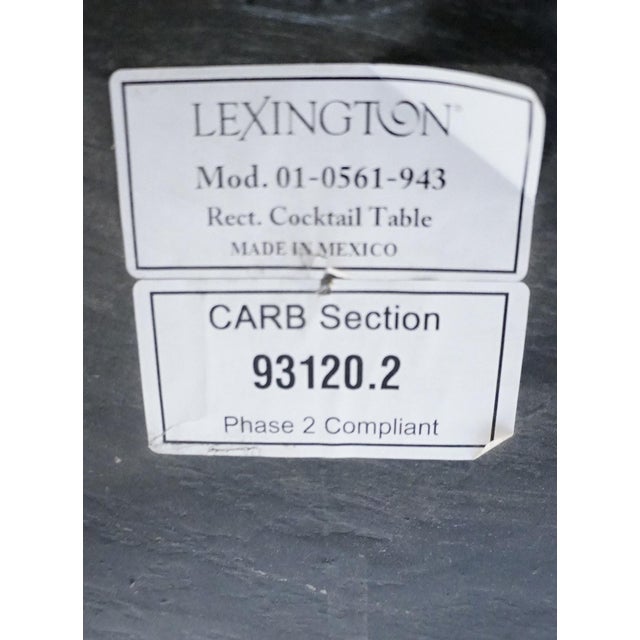 Lexington Furniture Cypress Point Tommy Bahama Monterea Travertine 56" Accent Coffee Table 561-943 For Sale - Image 9 of 9