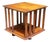 Antique Mission Era Solid Oak Desktop Revolving Bookcase For Sale