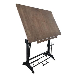 Antique French Drafting Table For Sale