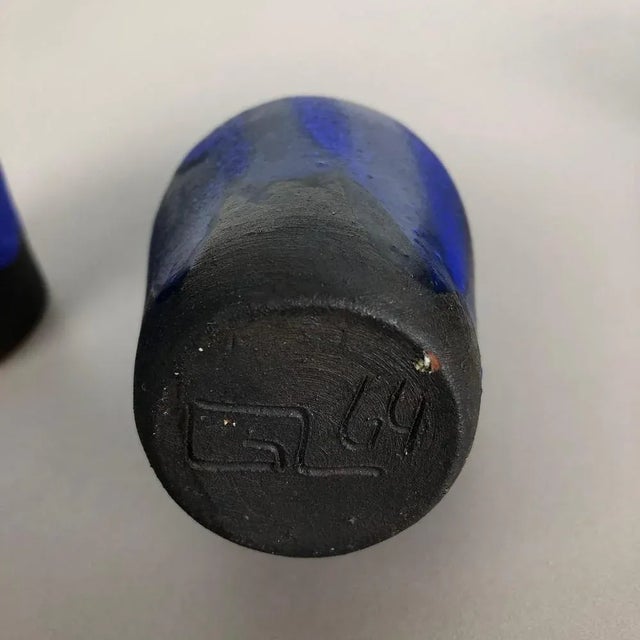Studio Pottery Ceramic Vases from Gerhard Liebenthron, Germany, 1960s, Set of 3 For Sale - Image 15 of 18