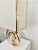 1970s Modernist Marble and Brass Table Lamp For Sale - Image 9 of 10