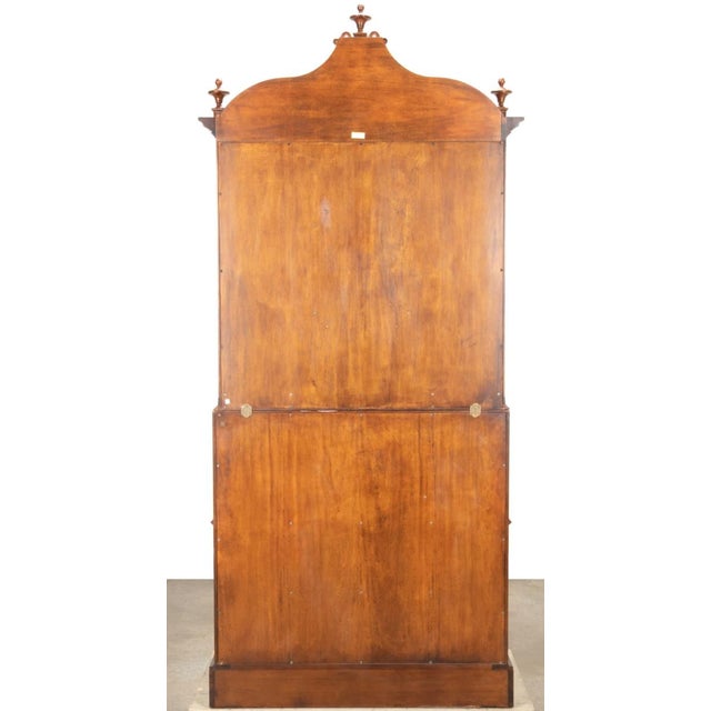 Brown Jonathan Charles Queen Anne Style Bureau Secretary For Sale - Image 8 of 12