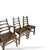 Brutalist Oak Dining Chairs, Set of 4 For Sale - Image 4 of 9