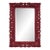Barcelona Mirror - Glossy Burgundy For Sale