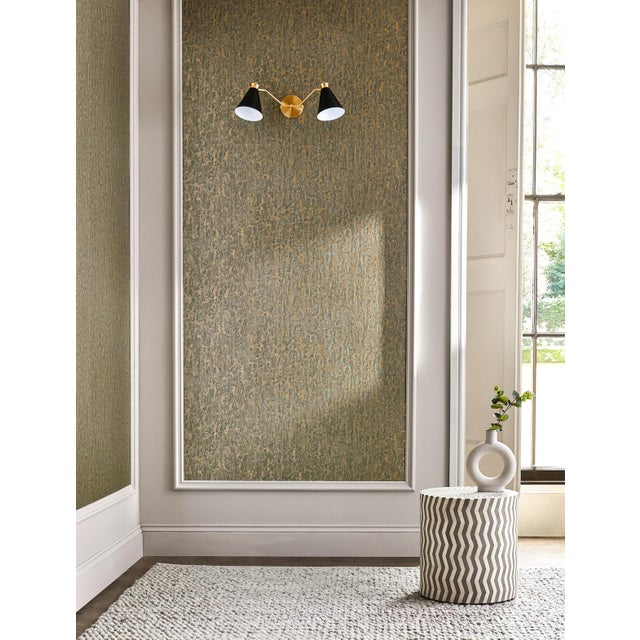 Zoffany Zoffany Moresque Glaze Wallpaper in Mineral For Sale - Image 4 of 5