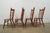 Vintage Tell City Early American Colonial Solid Wood Dining Chairs (Set of 8) For Sale - Image 9 of 17