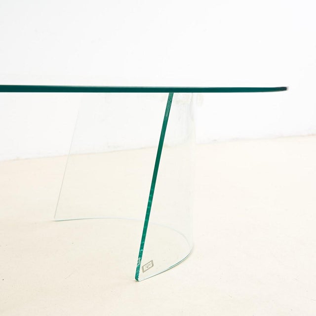 Vintage Glass Coffee Table For Sale - Image 4 of 9